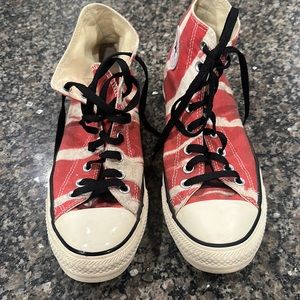 Limited Edition-Chuck Taylor Converse All Star distressed tennis shoes